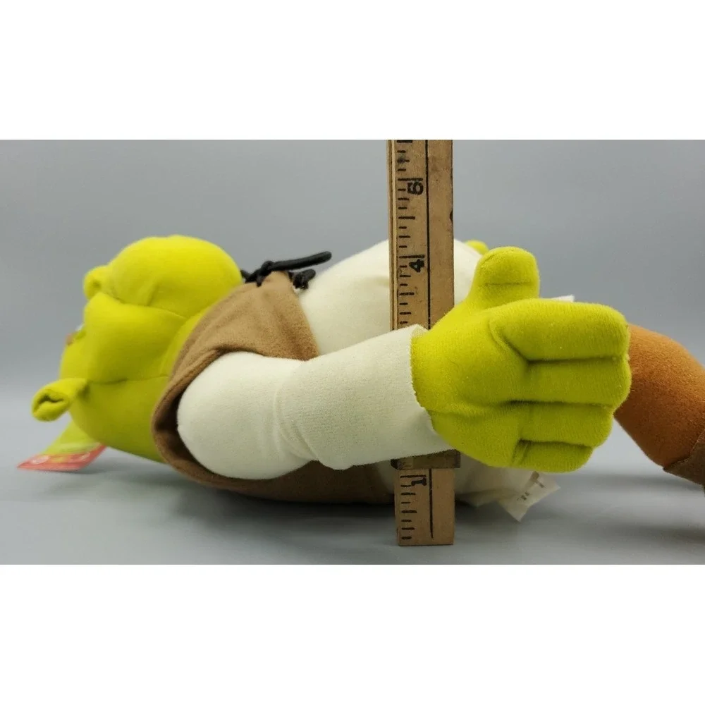 2004 Dreamworks Shrek 2 Shrek Stuffed Plush Toy by Nanco 15‎ inch With Tag Read